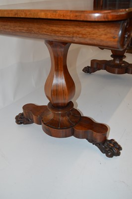 Lot Victorian Rosewood Library Table