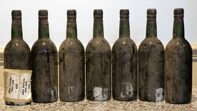 Lot 33 - 7 bottles Dow’s Vintage Port 1966