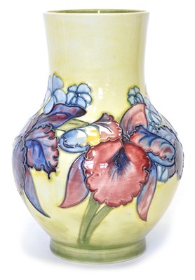 Lot 41 - Moorcroft Orchid Pattern Vase