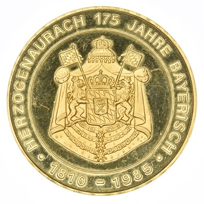 Lot 147 - A German gold medallion.