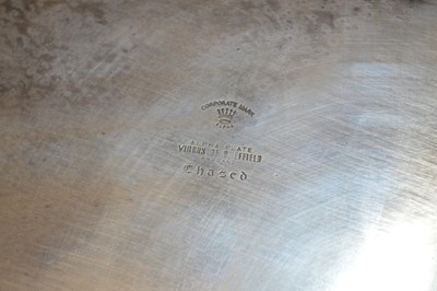 Lot 17 - Silver Plated Commemorative Tray