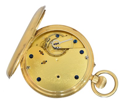 Lot 188 - An Edwardian 18ct gold open face pocket watch by H. Pidduck & Sons