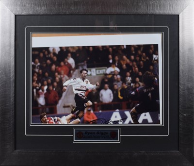 Lot 75 - Ryan Giggs and Wayne Rooney Autographed Photographs