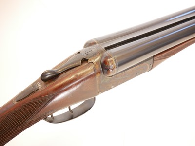 Lot 221 - Webley and Scott 12 bore side by side shotgun LICENCE REQUIRED