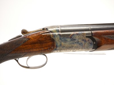 Lot 233 - Webley and Scott 12 bore over and under shotgun LICENCE REQUIRED