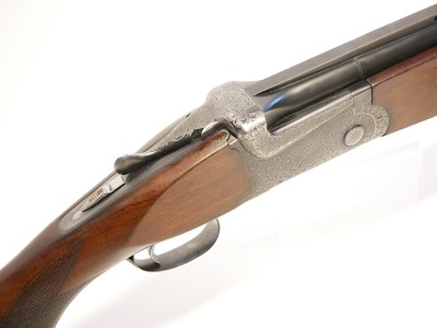 Lot 218 - SKB 12 bore over and under shotgun, LICENCE REQUIRED
