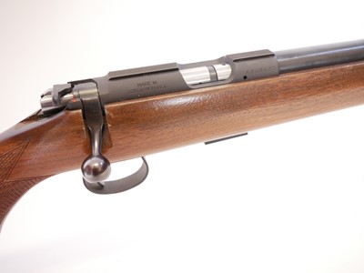 Lot 157 - CZ bolt action rifle and moderator LICENCE REQUIRED