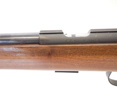 Lot 157 - CZ bolt action rifle and moderator LICENCE REQUIRED