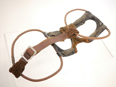 Lot 463 - Flying cap and goggles