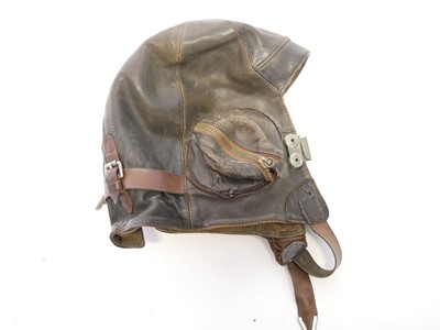 Lot 463 - Flying cap and goggles