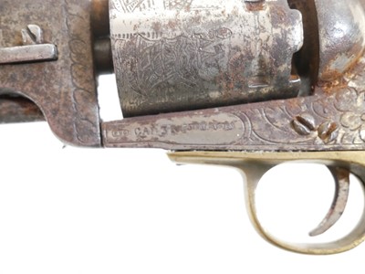 Lot 6 - Belgian percussion 35 calibre revolver by Dumoulin