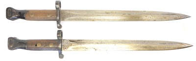 Lot 431 - Two 1888 pattern bayonets
