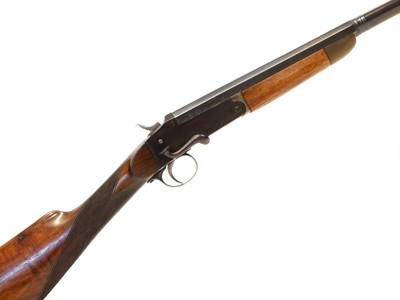 Lot 238 - Belgian single barrel .410 shotgun converted from a Rook Rifle LICENCE REQUIRED