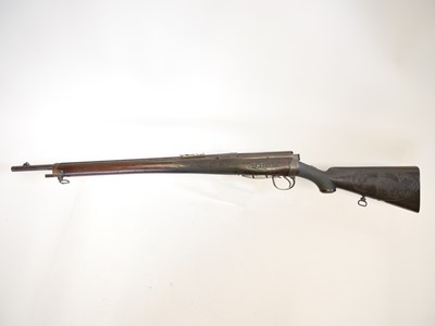 Lot 178 - Rare Boer War carved Army and Navy Lee Speed .303 bolt action rifle LICENCE REQUIRED