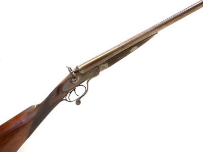 Lot 240 - C. Playfair 12 bore side by side shotgun LICENCE REQUIRED