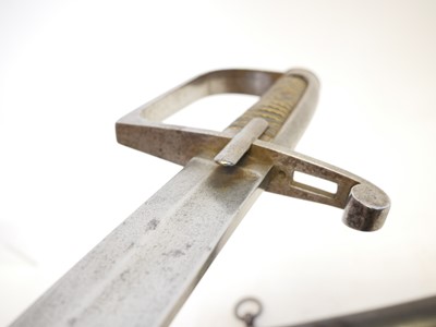 Lot 398 - Italian 1833 pattern mounted artillery sword.
