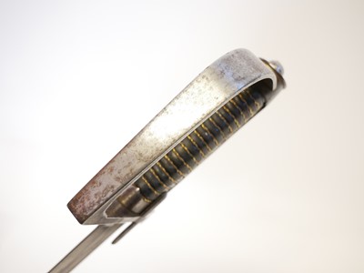Lot 398 - Italian 1833 pattern mounted artillery sword.