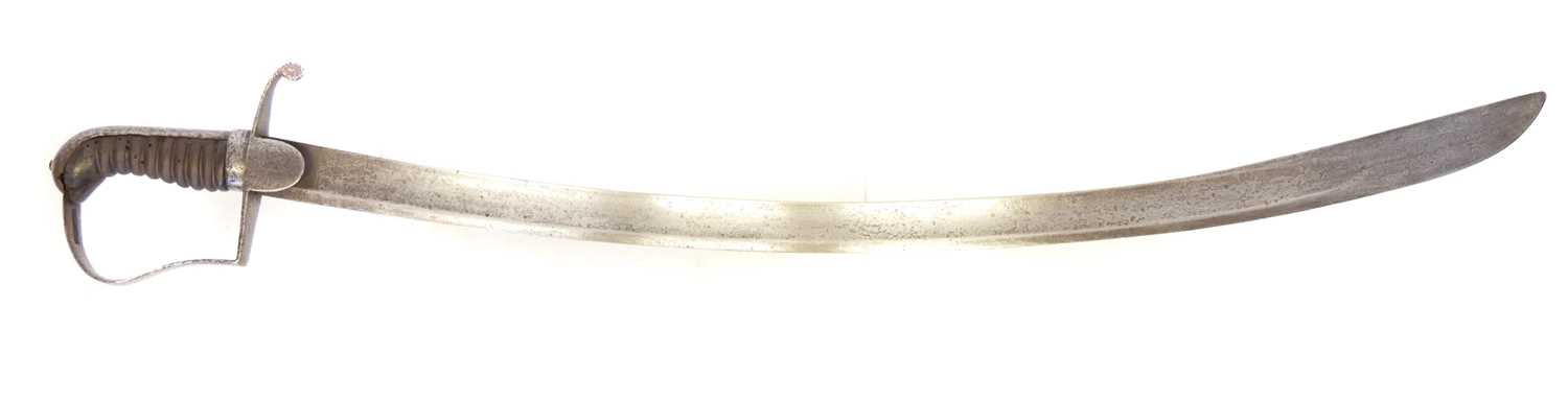 Lot 399 - 1796 pattern light cavalry trooper's sabre
