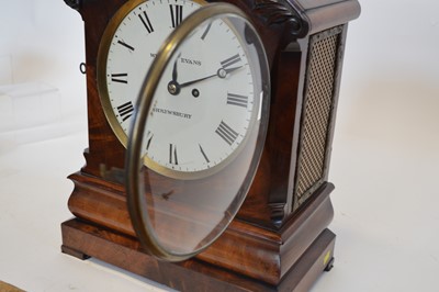 Lot 213 - William Evans, Shrewsbury, Double Fusee Bracket Clock