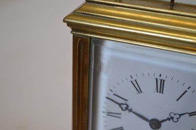 Lot Late 19th Century Carriage Clock