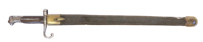 Lot 421 - 1870 Vetterli rifle bayonet