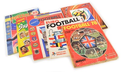 Lot 87 - Panini Football Sticker Albums