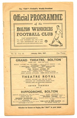 Lot 99 - Bolton Wanderers v Huddersfield Town