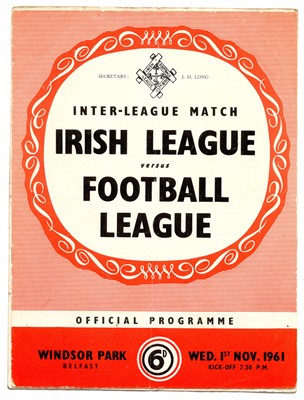 Lot 131 - International, Inter-League and Exhibition football programmes