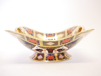 Lot 175 - Royal Crown Derby 1128 twin-handled comport