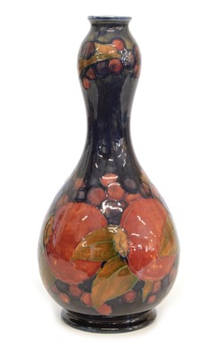 Lot 50 - Moorcroft Pomegranate Pattern Double Gourd Shaped Vase