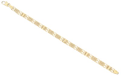 Lot 12 - A 9ct gold bracelet by UnoAErre