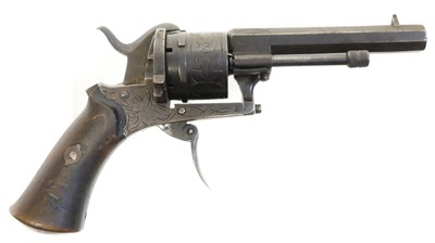 Lot 47 - Belgian 7mm pinfire revolver