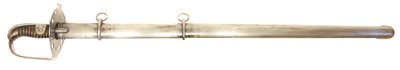 Lot 201 - Modern replica of a 1796 pattern heavy cavalry sabre and scabbard