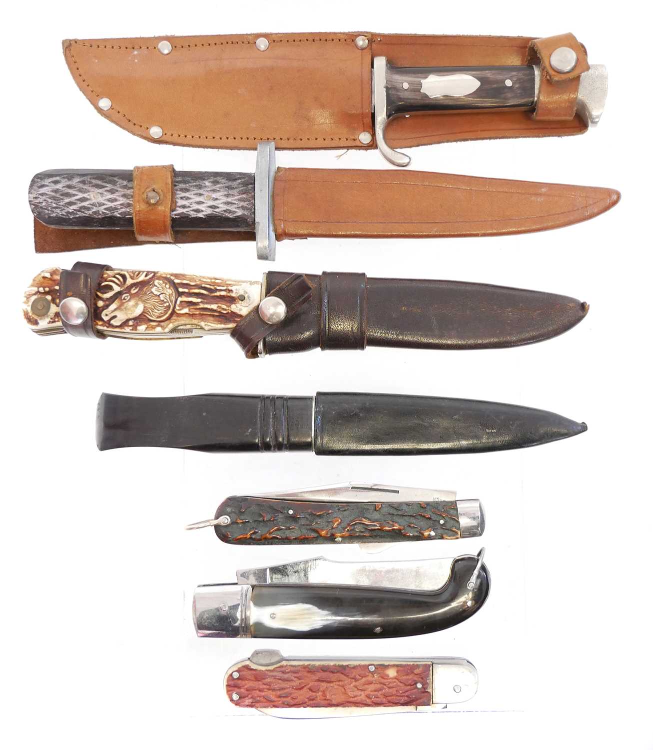 Lot 281 - Seven knives