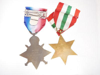 Lot 354 - German U-boat badge, arm band and two medals