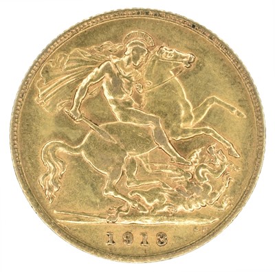 Lot 175 - King George V, Half-Sovereign, 1913.
