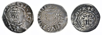 Lot 22 - Three hammered silver pennies (3).