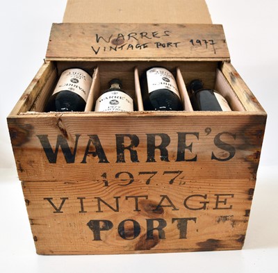 Lot 48 - 12 bottles in previously unopened OWC Warre’s 1977
