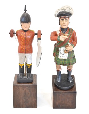 Lot 199 - Two Painted Wood Advertising Figures