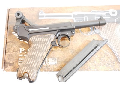 Lot 146 - Umarex Legends PO8 Luger air soft pistol UKRA MEMBERSHIP REQUIRED