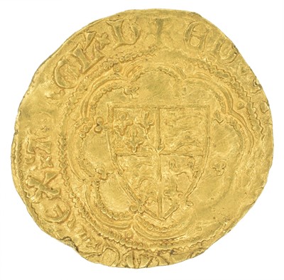 Lot 15 - King Edward III, Quarter-noble, gold coin.