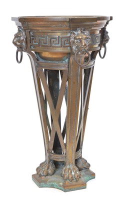 Lot 253 - 19th Century bronze pedestal