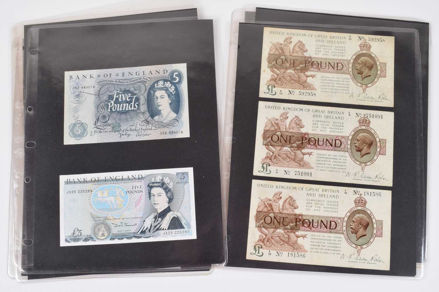 Lot 13 - Good selection of Bank of England banknotes (quantity).