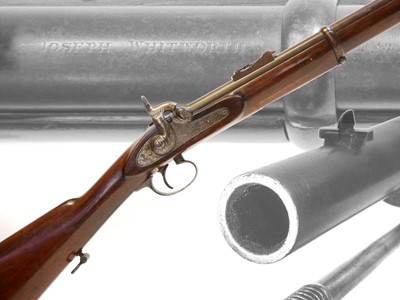 Lot 76 - Early experimental .451 Whitworth Rifle