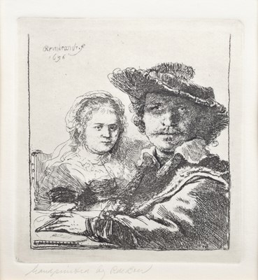 Lot 58 - After Rembrandt van Rijn (Dutch 1606-1669)