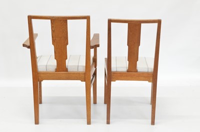Lot 78 - Six Gordon Russell 'Weston' Oak Dining Chairs
