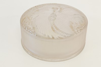 Lot 13 - Lalique Powder Box & Cover