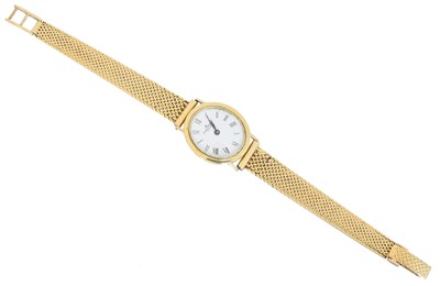 Lot 170 - A 1970s 18ct gold Baume & Mercier manual wind wristwatch