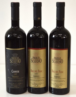 Lot 24 - 3 bottles Barolo from Estate of Paolo Scavino