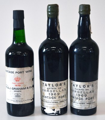 Lot 67 - 3 bottles Mixed Lot of Vintage Port